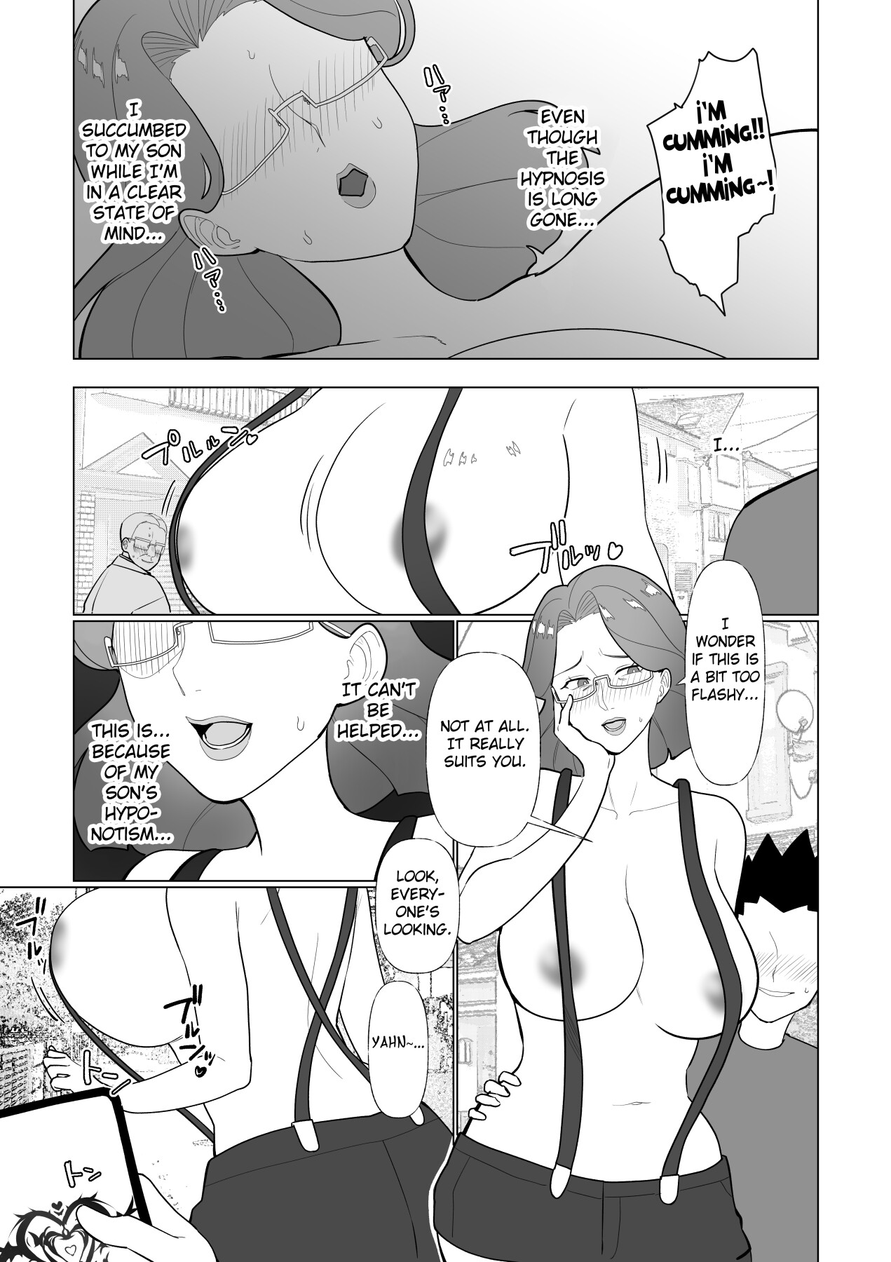 Hentai Manga Comic-Hypnotic mom and naughty son!-Read-41